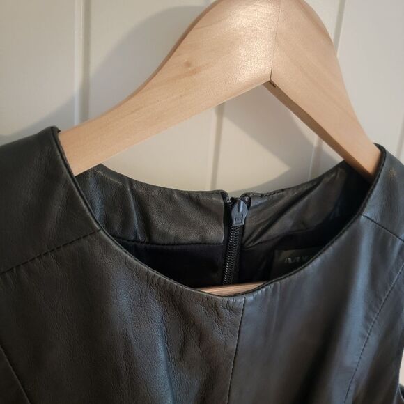 Muubaa Heiden Black Ombre Patent Leather Dress - Picture 9 of 14